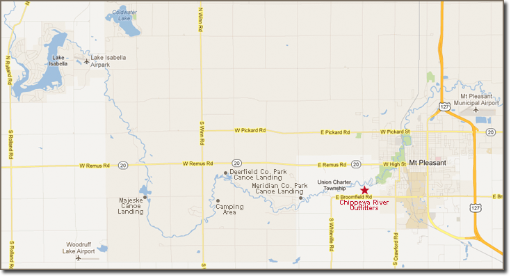 Map of Chippewa River